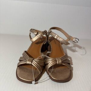Lucky Brand Bronze Knot Heels
